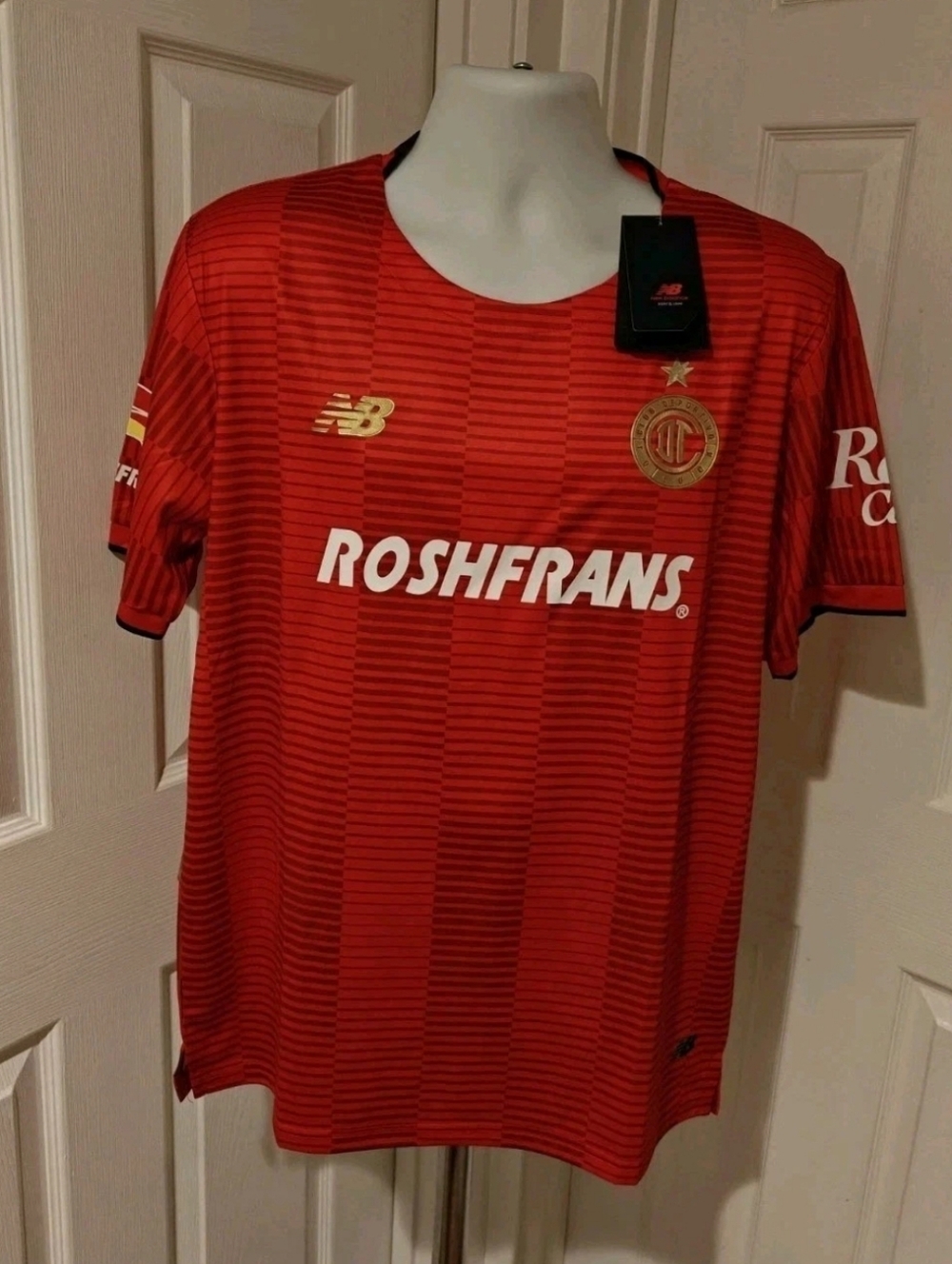 New Balance Deportivo Toluca FC Home Jersey 2025/2026 NWT Red Liga MX Shirt XL